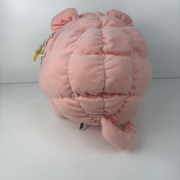 Vintage Commonwealth Quilted Cubby Hug-A-Plush 14” Pig Stuffed Animal Soft - Picture 7 of 9